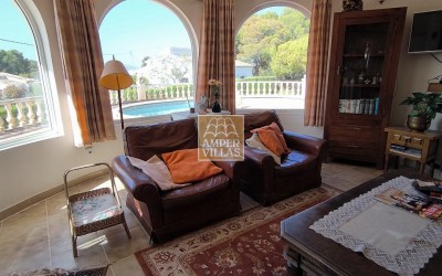 Pleasant and sunny villa with lovely views near La Olla, Altea.